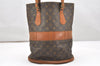 Authentic Louis Vuitton Monogram Bucket GM Shoulder Bag T42236 USA Model 7629K