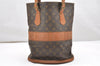 Authentic Louis Vuitton Monogram Bucket GM Shoulder Bag T42236 USA Model 7629K