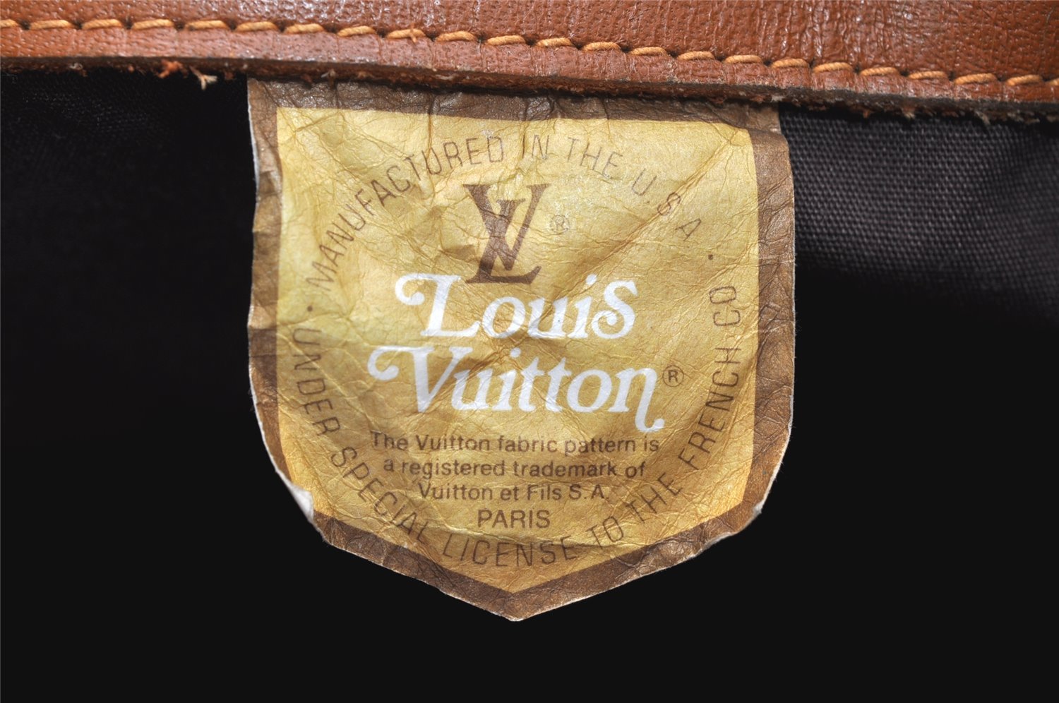 Authentic Louis Vuitton Monogram Bucket GM Shoulder Bag T42236 USA Model 7629K