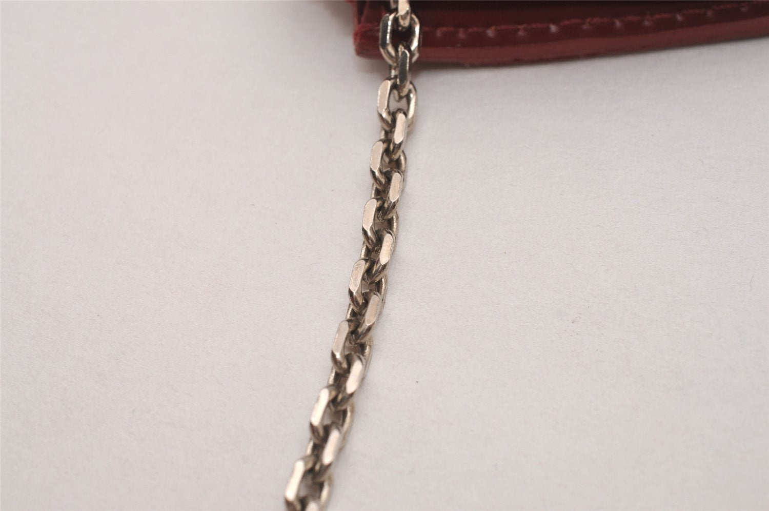 Authentic Louis Vuitton Epi Pochette Cles NM Key Coin Case Purse Red LV 7630I