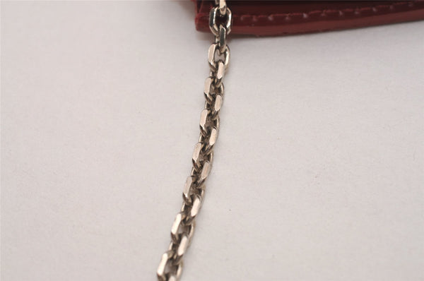 Authentic Louis Vuitton Epi Pochette Cles NM Key Coin Case Purse Red LV 7630I