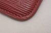 Authentic Louis Vuitton Epi Pochette Cles NM Key Coin Case Purse Red LV 7630I