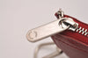 Authentic Louis Vuitton Epi Pochette Cles NM Key Coin Case Purse Red LV 7630I