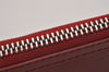 Authentic Louis Vuitton Epi Pochette Cles NM Key Coin Case Purse Red LV 7630I
