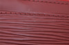 Authentic Louis Vuitton Epi Pochette Cles NM Key Coin Case Purse Red LV 7630I