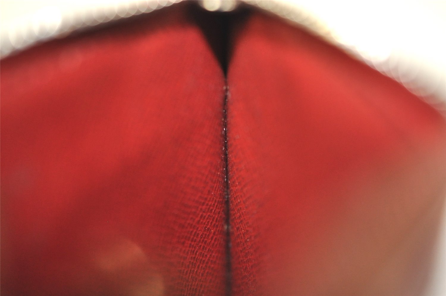 Authentic Louis Vuitton Epi Pochette Cles NM Key Coin Case Purse Red LV 7630I