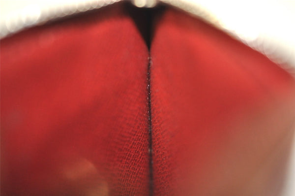 Authentic Louis Vuitton Epi Pochette Cles NM Key Coin Case Purse Red LV 7630I