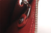 Authentic Louis Vuitton Epi Pochette Cles NM Key Coin Case Purse Red LV 7630I
