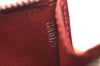 Authentic Louis Vuitton Epi Pochette Cles NM Key Coin Case Purse Red LV 7630I