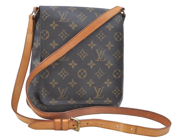 Auth Louis Vuitton Monogram Musette Salsa M51387 Long Shoulder Bag Junk 7630J
