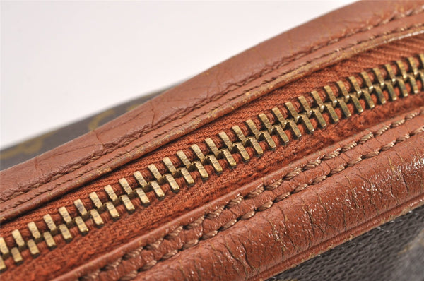 Authentic Louis Vuitton Monogram Pochette Sport Clutch Bag Old Model Junk 7631I