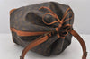 Authentic Louis Vuitton Monogram Noe Shoulder Drawstring Bag M42224 LV 7631K