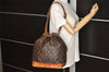 Authentic Louis Vuitton Monogram Noe Shoulder Drawstring Bag M42224 LV 7631K