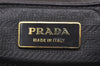 Authentic PRADA Nylon Tessuto Leather Shoulder Boston Bag Khaki Green 7632K