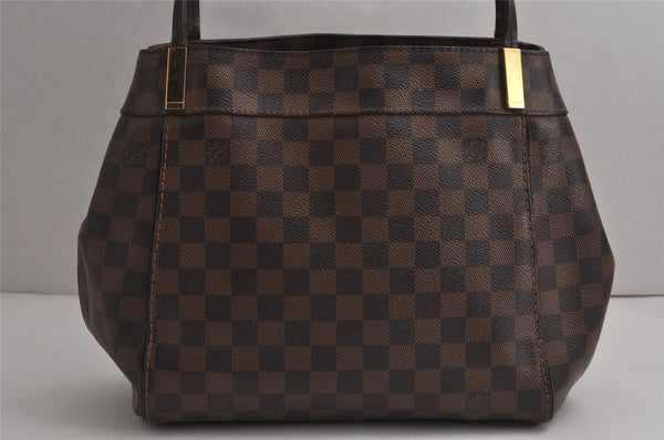 Authentic Louis Vuitton Damier Marylebone PM Shoulder Tote Bag N41215 LV 7633J