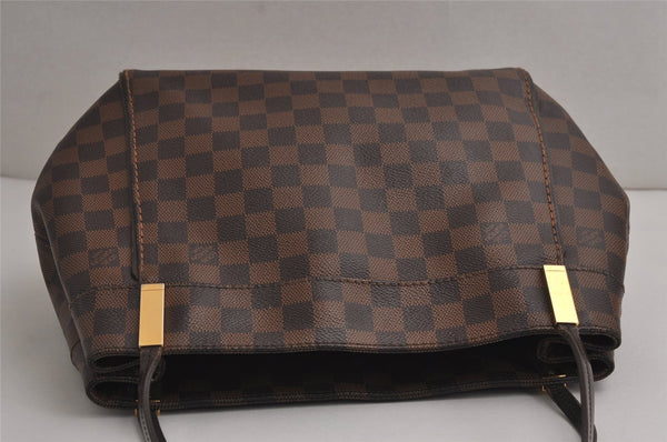 Authentic Louis Vuitton Damier Marylebone PM Shoulder Tote Bag N41215 LV 7633J