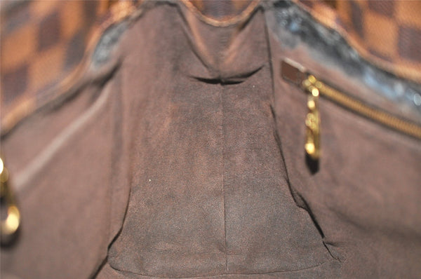 Authentic Louis Vuitton Damier Marylebone PM Shoulder Tote Bag N41215 LV 7633J