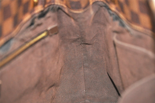 Authentic Louis Vuitton Damier Marylebone PM Shoulder Tote Bag N41215 LV 7633J