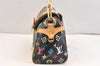 Auth Louis Vuitton Monogram Multicolor Beverly MM Black Hand Bag M40204 LV 7633K