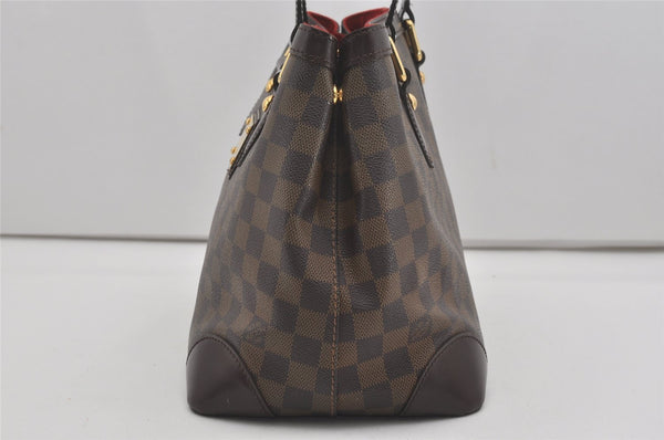 Authentic Louis Vuitton Damier Hampstead PM Shoulder Tote Bag N51205 LV 7634I