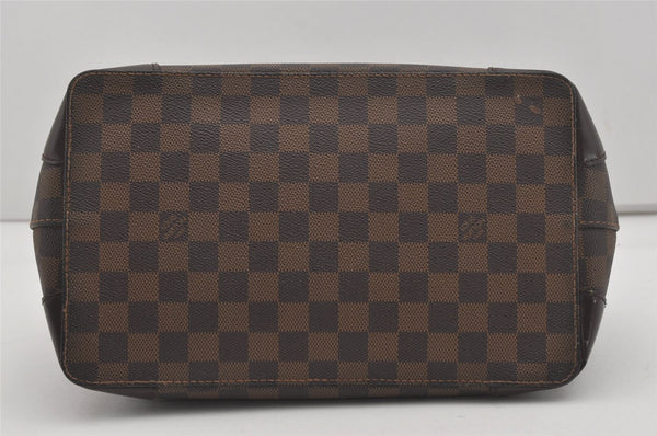 Authentic Louis Vuitton Damier Hampstead PM Shoulder Tote Bag N51205 LV 7634I