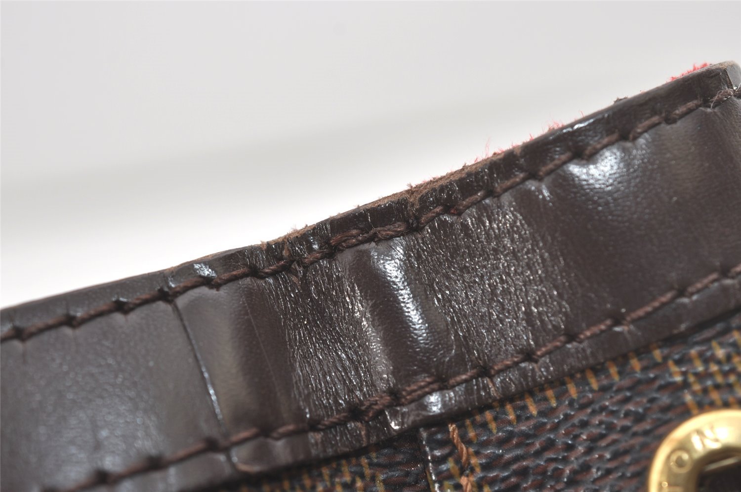 Authentic Louis Vuitton Damier Hampstead PM Shoulder Tote Bag N51205 LV 7634I