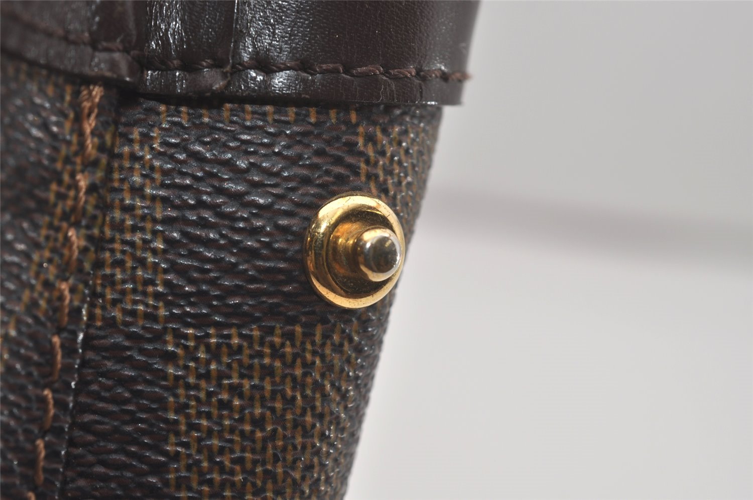 Authentic Louis Vuitton Damier Hampstead PM Shoulder Tote Bag N51205 LV 7634I