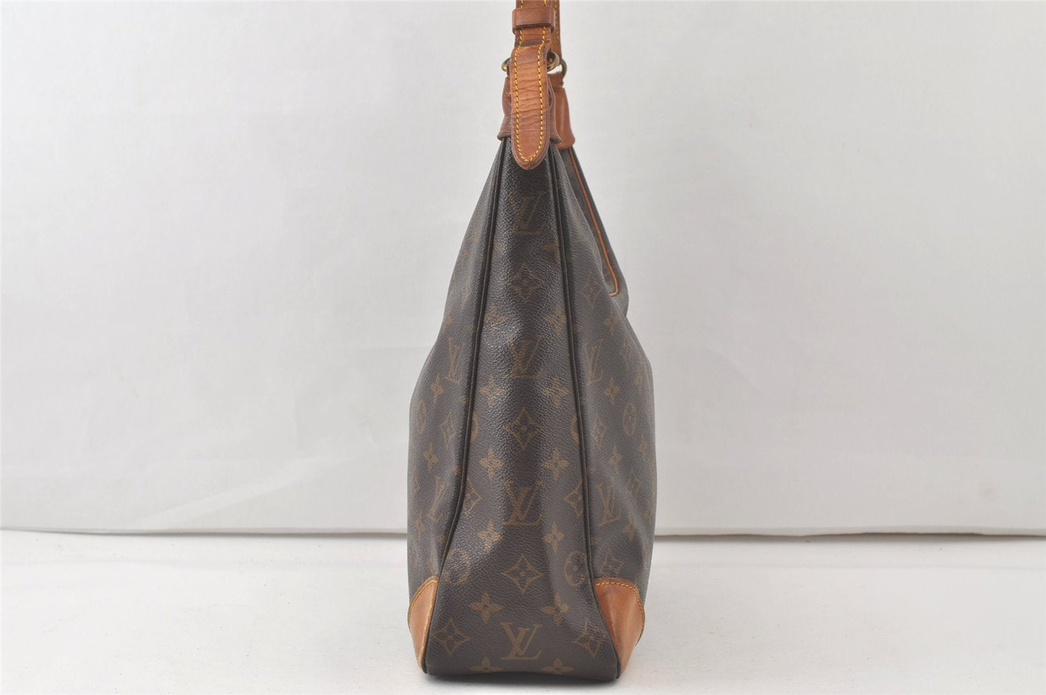 Authentic Louis Vuitton Monogram Boulogne 35 Shoulder Cross Bag M51260 LV 7634K