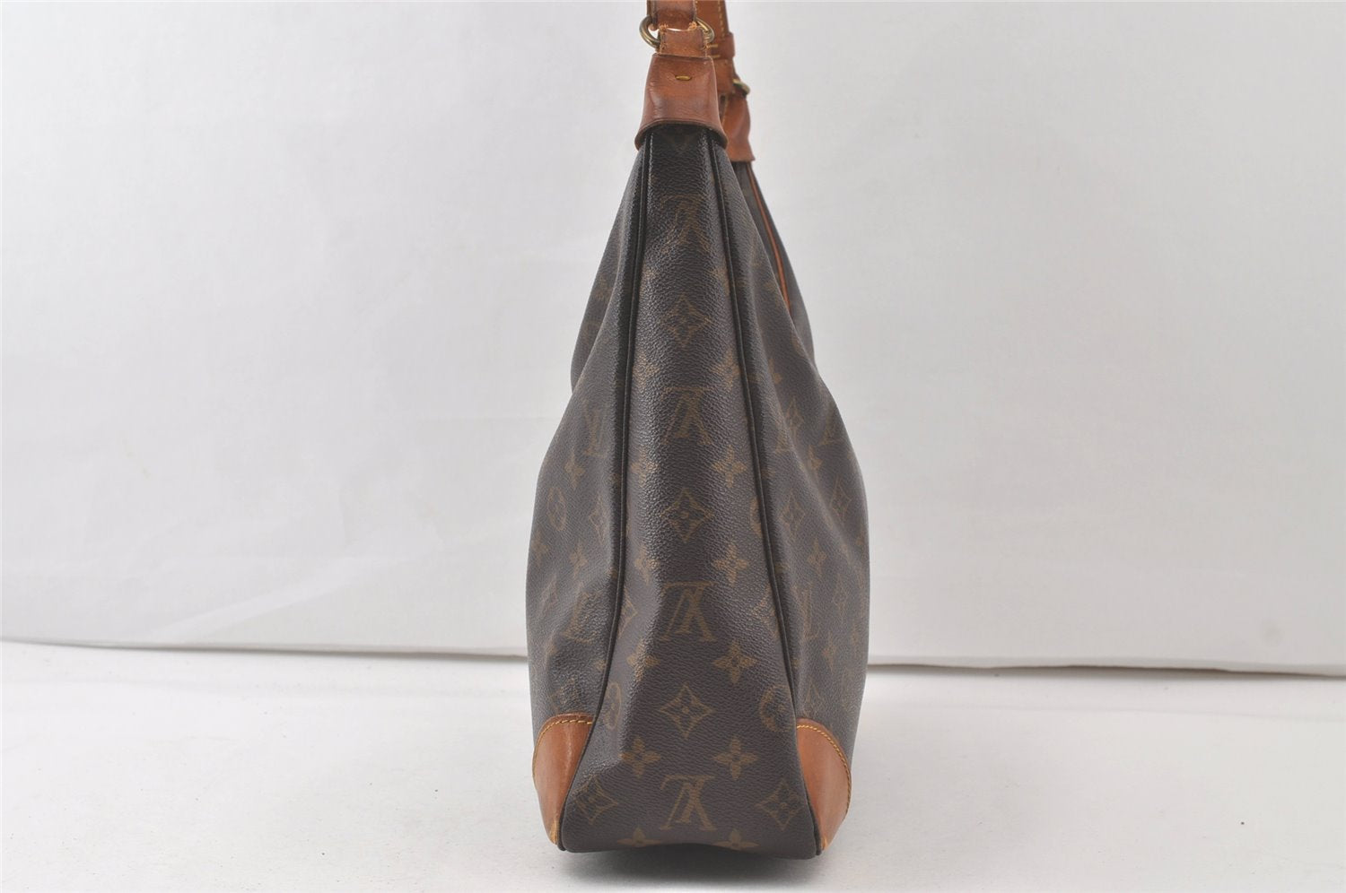 Authentic Louis Vuitton Monogram Boulogne 35 Shoulder Cross Bag M51260 LV 7634K