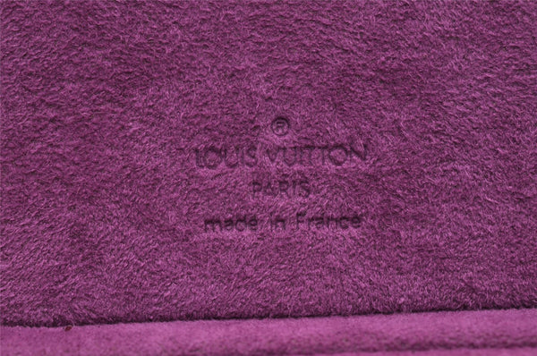 Authentic Louis Vuitton Epi Cannes Cosmetic Hand Bag Yellow M48039 LV 7635I