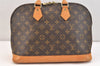 Authentic Louis Vuitton Monogram Alma Hand Bag Purse M51130 LV 7635K