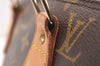 Authentic Louis Vuitton Monogram Alma Hand Bag Purse M51130 LV 7635K