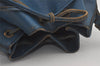 Authentic Louis Vuitton Epi Petit Noe Shoulder Drawstring Bag M44105 Blue 7636I