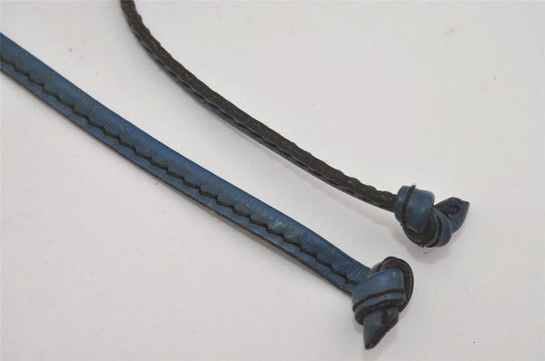 Authentic Louis Vuitton Epi Petit Noe Shoulder Drawstring Bag M44105 Blue 7636I