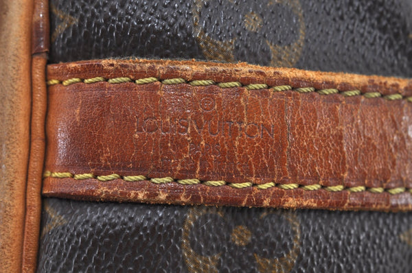 Authentic Louis Vuitton Monogram Petit Noe M42226 Shoulder Drawstring Bag 7637H