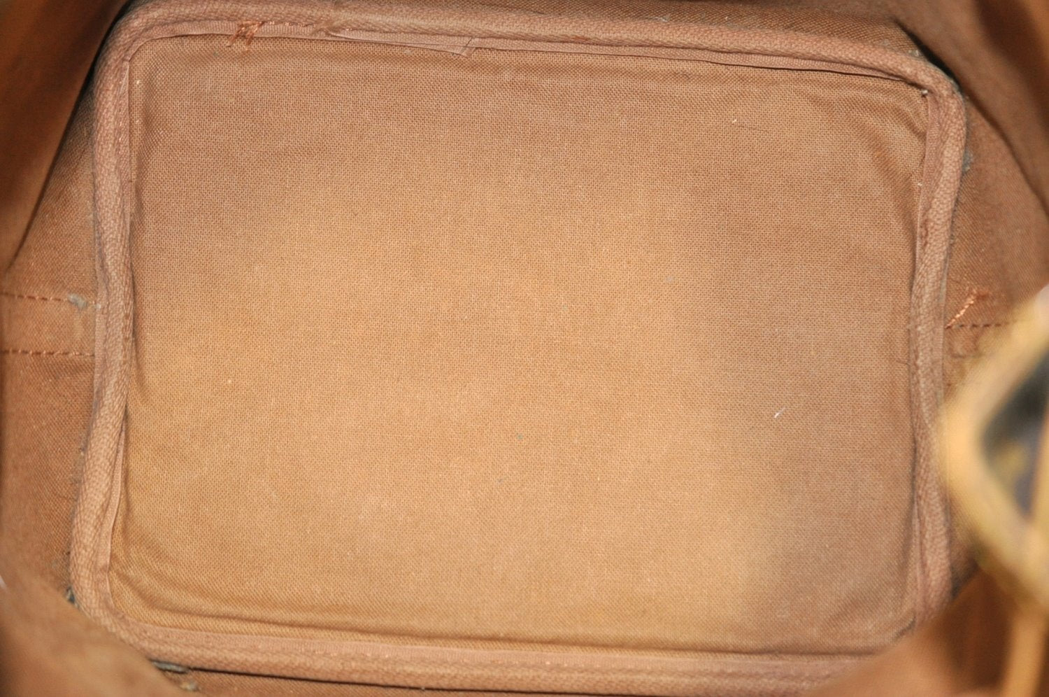 Authentic Louis Vuitton Monogram Petit Noe M42226 Shoulder Drawstring Bag 7637H