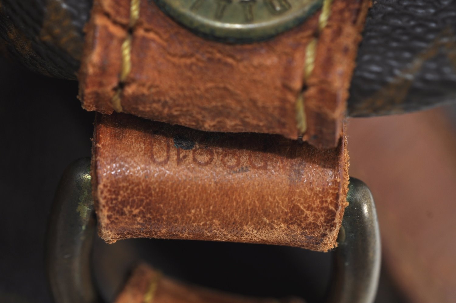 Authentic Louis Vuitton Monogram Petit Noe M42226 Shoulder Drawstring Bag 7637H