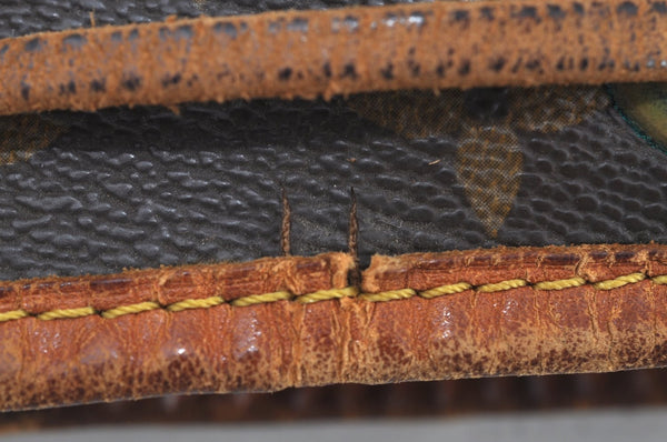 Authentic Louis Vuitton Monogram Petit Noe M42226 Shoulder Drawstring Bag 7637H