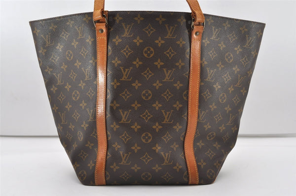 Authentic Louis Vuitton Monogram Sac Shopping PM Tote Bag M51108 LV Junk 7637J
