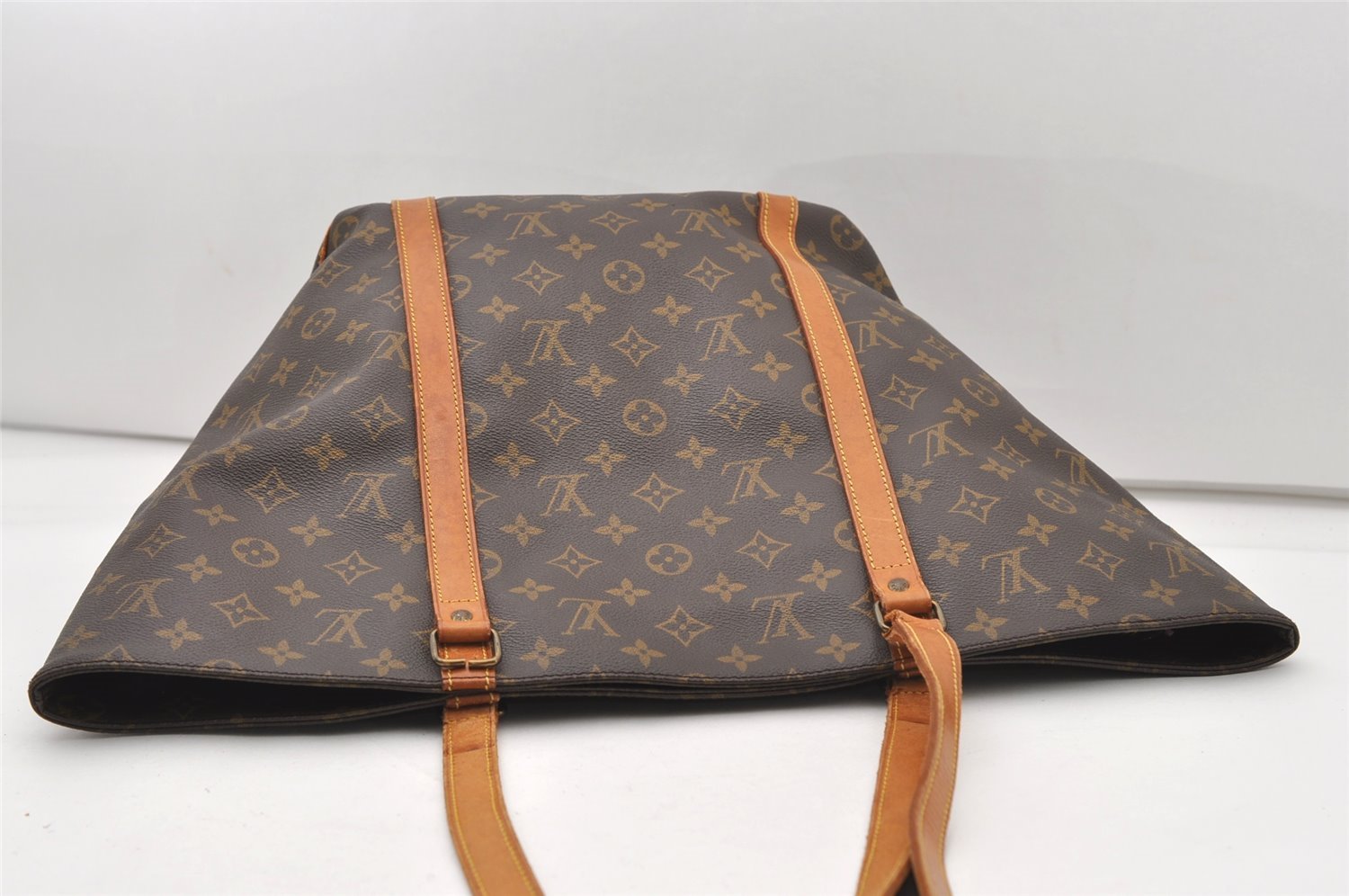 Authentic Louis Vuitton Monogram Sac Shopping PM Tote Bag M51108 LV Junk 7637J