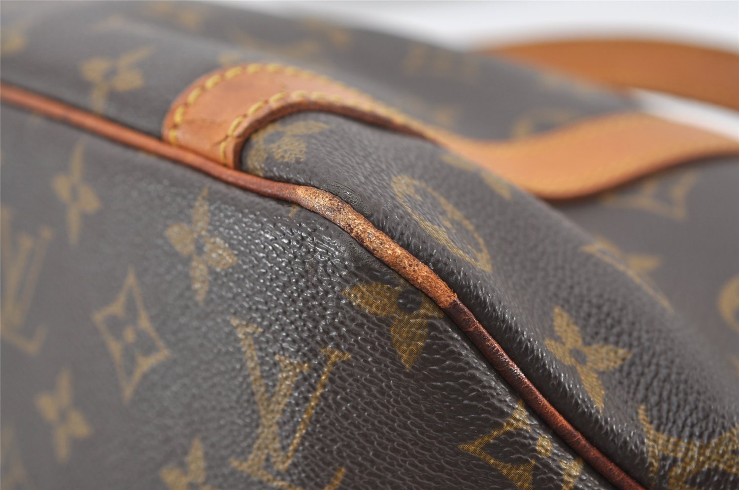 Authentic Louis Vuitton Monogram Sac Shopping PM Tote Bag M51108 LV Junk 7637J