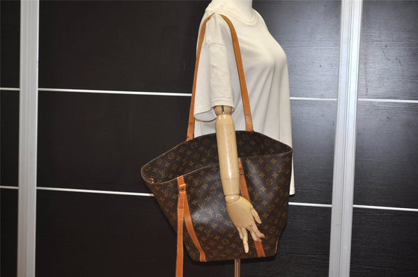 Authentic Louis Vuitton Monogram Sac Shopping PM Tote Bag M51108 LV Junk 7637J