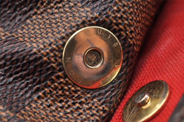 Authentic Louis Vuitton Damier Bloomsbury PM Shoulder Bag N42251 Junk LV 7638I