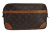 Authentic Louis Vuitton Monogram Compiegne 28 Clutch Hand Bag M51845 LV 7638J