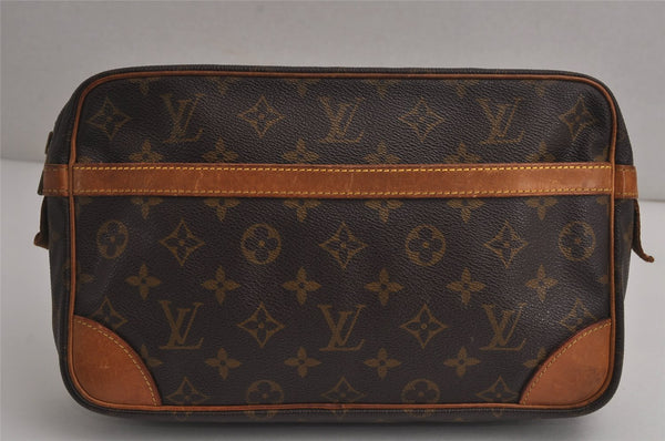 Authentic Louis Vuitton Monogram Compiegne 28 Clutch Hand Bag M51845 LV 7638J