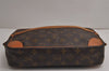 Authentic Louis Vuitton Monogram Compiegne 28 Clutch Hand Bag M51845 LV 7638J