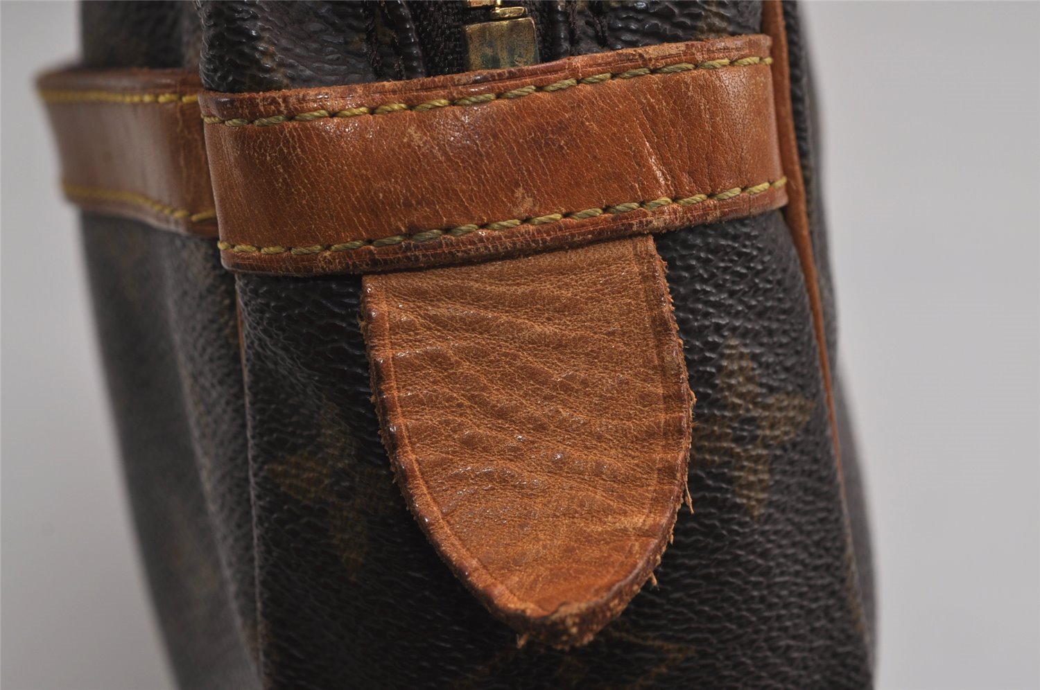 Authentic Louis Vuitton Monogram Compiegne 28 Clutch Hand Bag M51845 LV 7638J