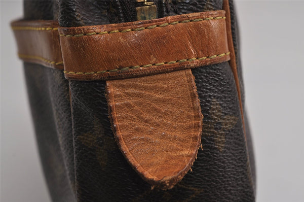 Authentic Louis Vuitton Monogram Compiegne 28 Clutch Hand Bag M51845 LV 7638J