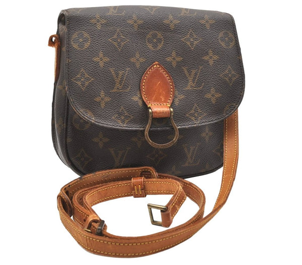 Authentic Louis Vuitton Monogram Saint Cloud MM M51243 Shoulder Bag Junk 7638K