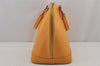 Authentic Louis Vuitton Epi Alma PM Hand Bag Yellow M52149 LV 7639J